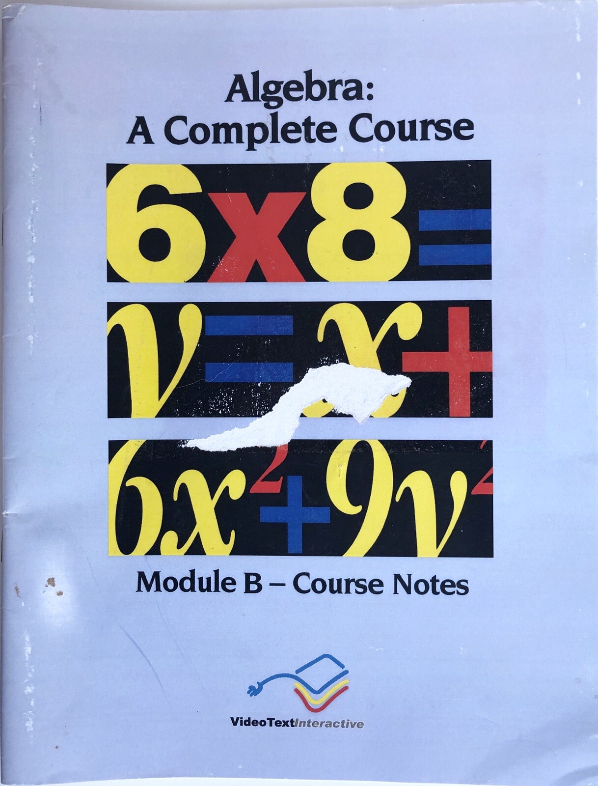 Algebra: A Complete Course – ALL Modules A – F Plus DVD’s VideoText Interactive
