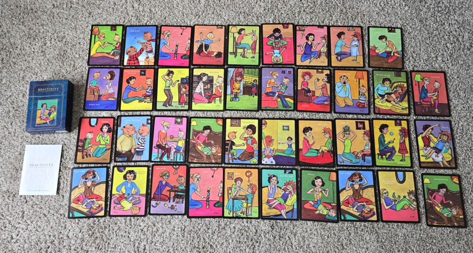 2013 REACTIVITY Teach Social Skills Through Play by Betwixt 39 cards plus instru