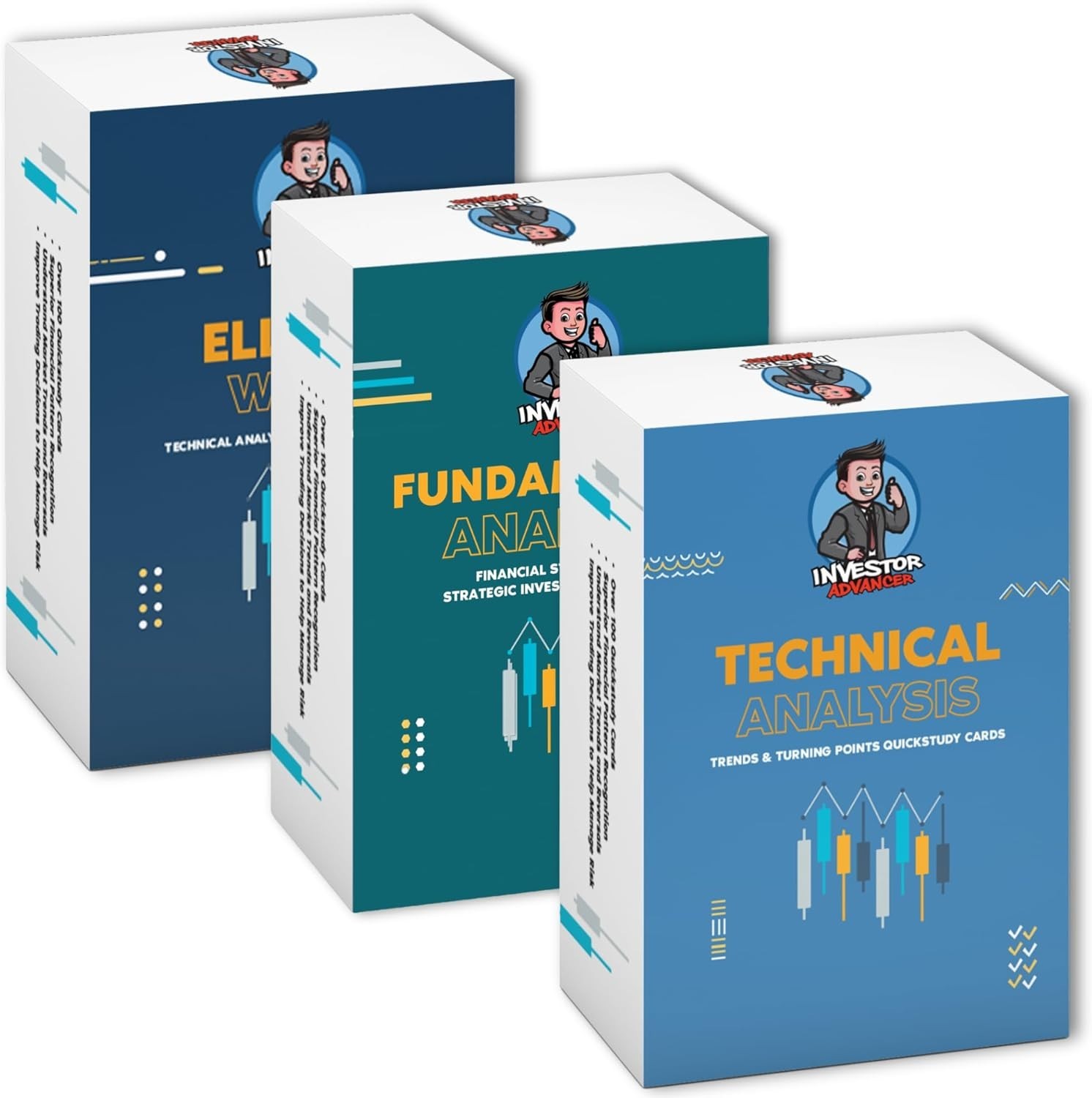 #1 Rated Stock Market Flashcards: 3-in-1 Stock Trading Flashcard Bundle
