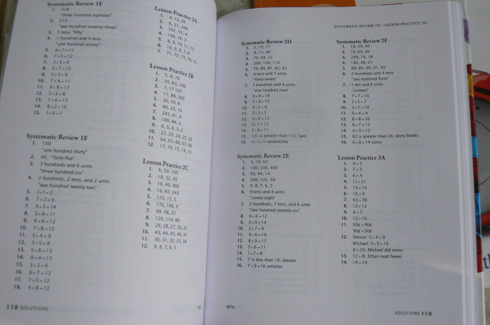 Math-U-See BETA Instruction Manual & Test booklet (partial), Demme gr.2/2nd