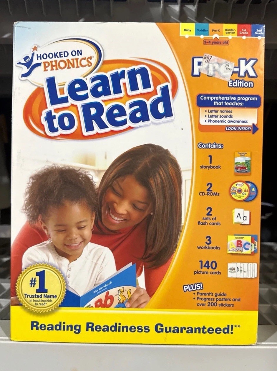 Hooked On Phonics – **BRAND NEW** Learn To Read Pre-K Edition Phonemic Awareness