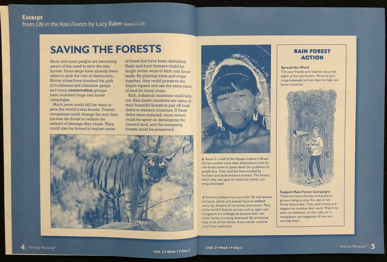5th – Making Meaning – FIVE (5) STUDENT RESPONSE BOOKS (2008, 2nd Edition)
