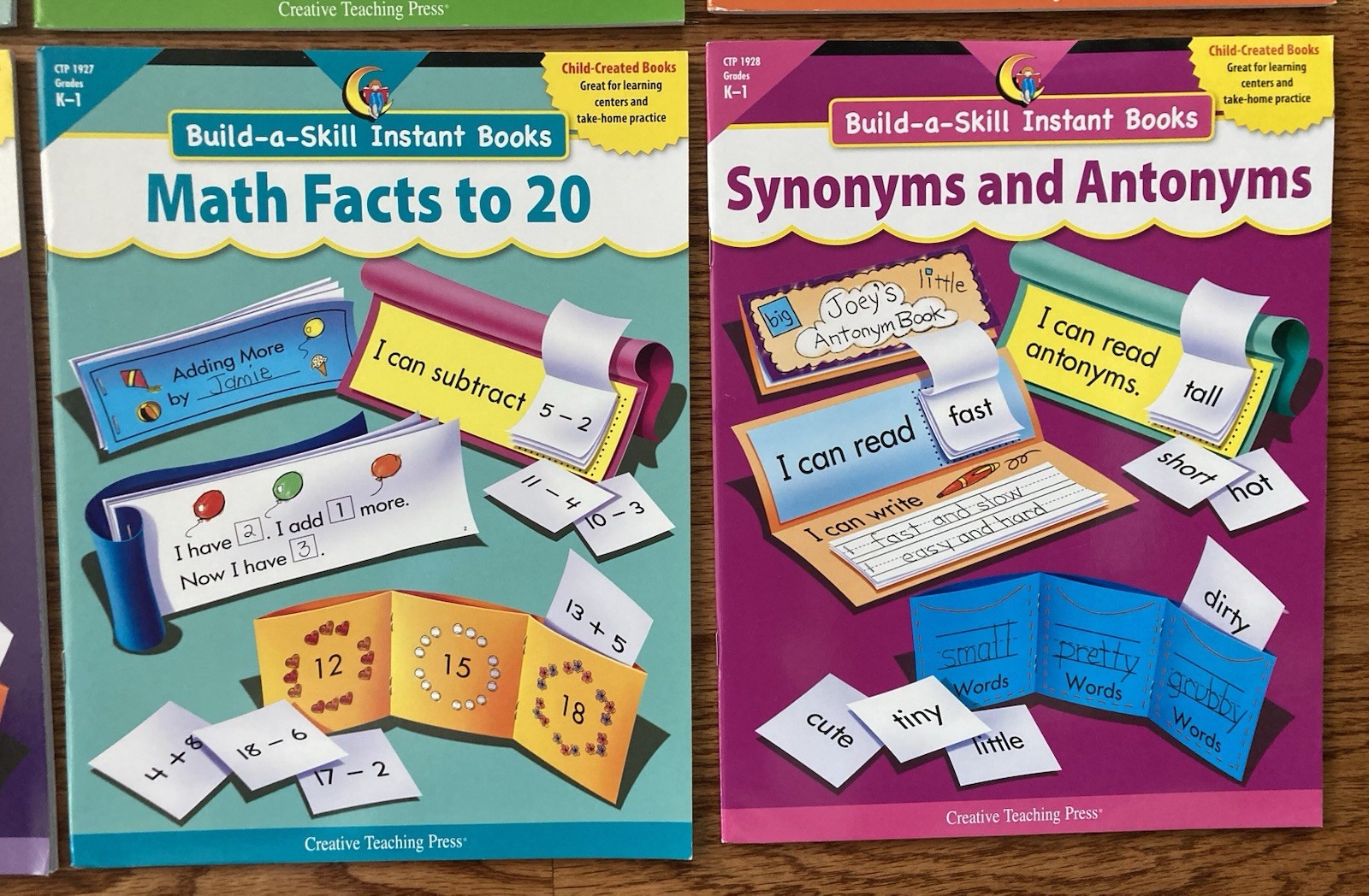 Creative Teaching Press Build A Skill Instant Books K-1 Complete Set of 12