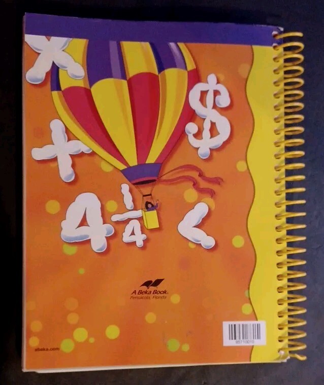 TEXTBOOK – A Beka Arithmetic 2 -Work Text Teacher Edition-Spiral Bound book