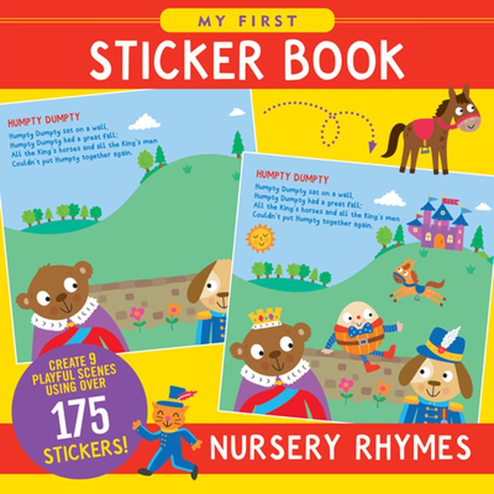 My First Sticker Book – Nursery Rhymes Paperback Book