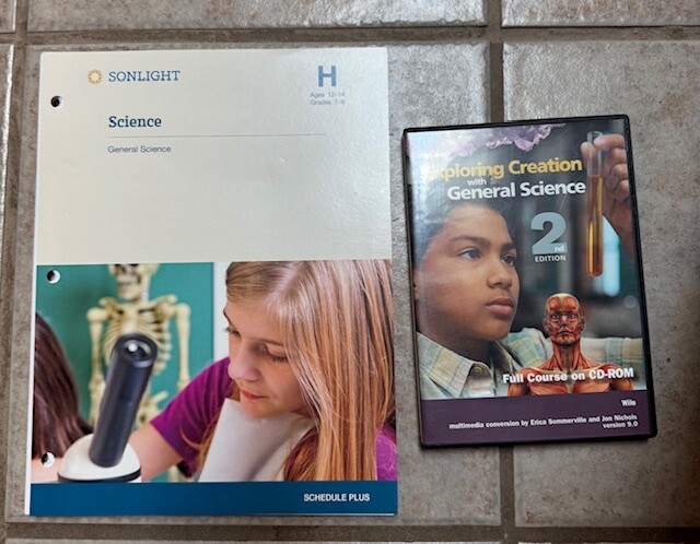 Apologia General Science CD Rom, Solutions & Test CD & Sonlight Plans/ Exp. Kit