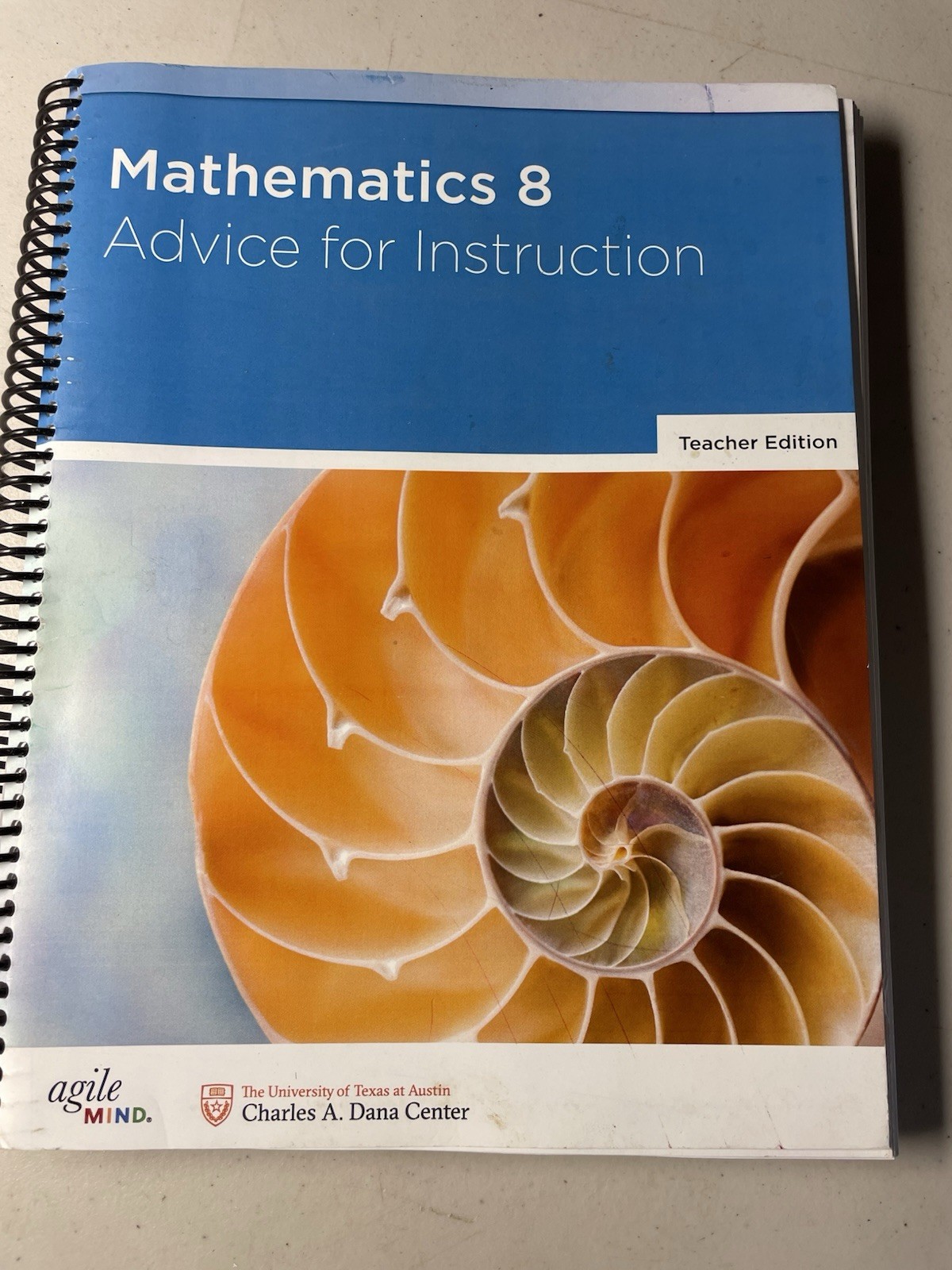 Mathematics Eight Advice For Instruction Teacher Edition