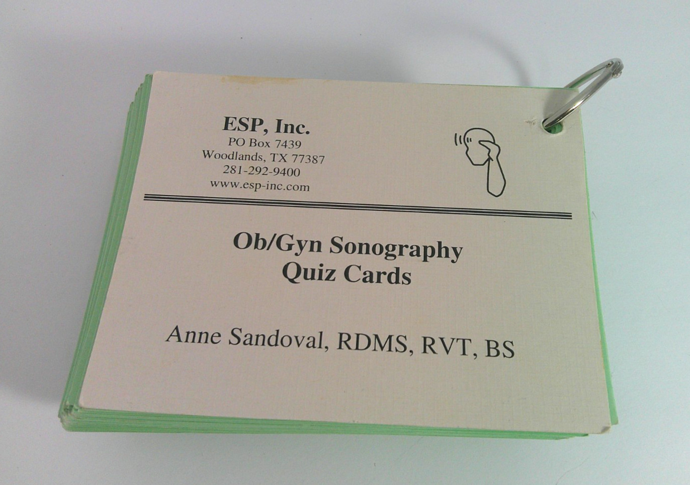 ESP Ob/Gyn Obstetric & Gynecological Sonography Quiz Cards Anne Sandoval 2002