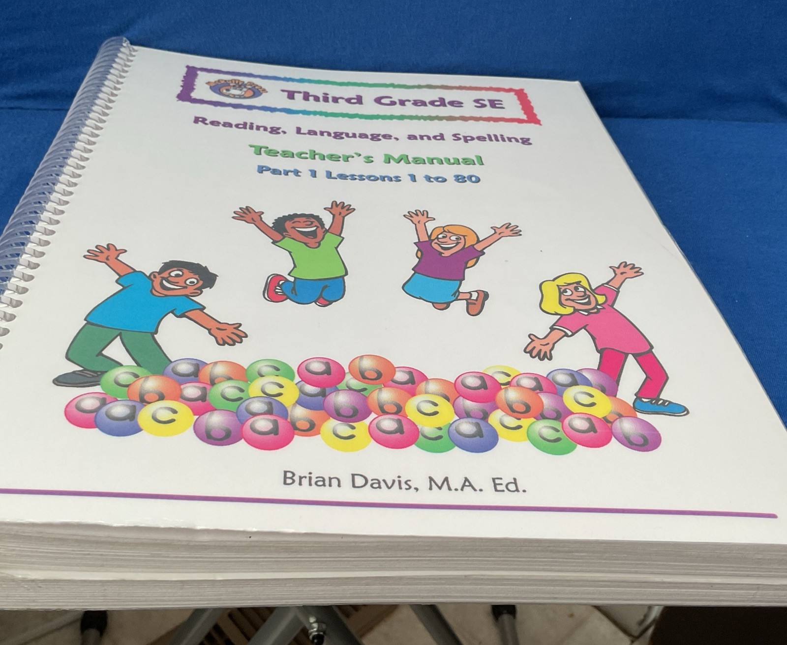 Third Grade SE Reading Language and Spelling Lot of 2 by Brian David MA Ed