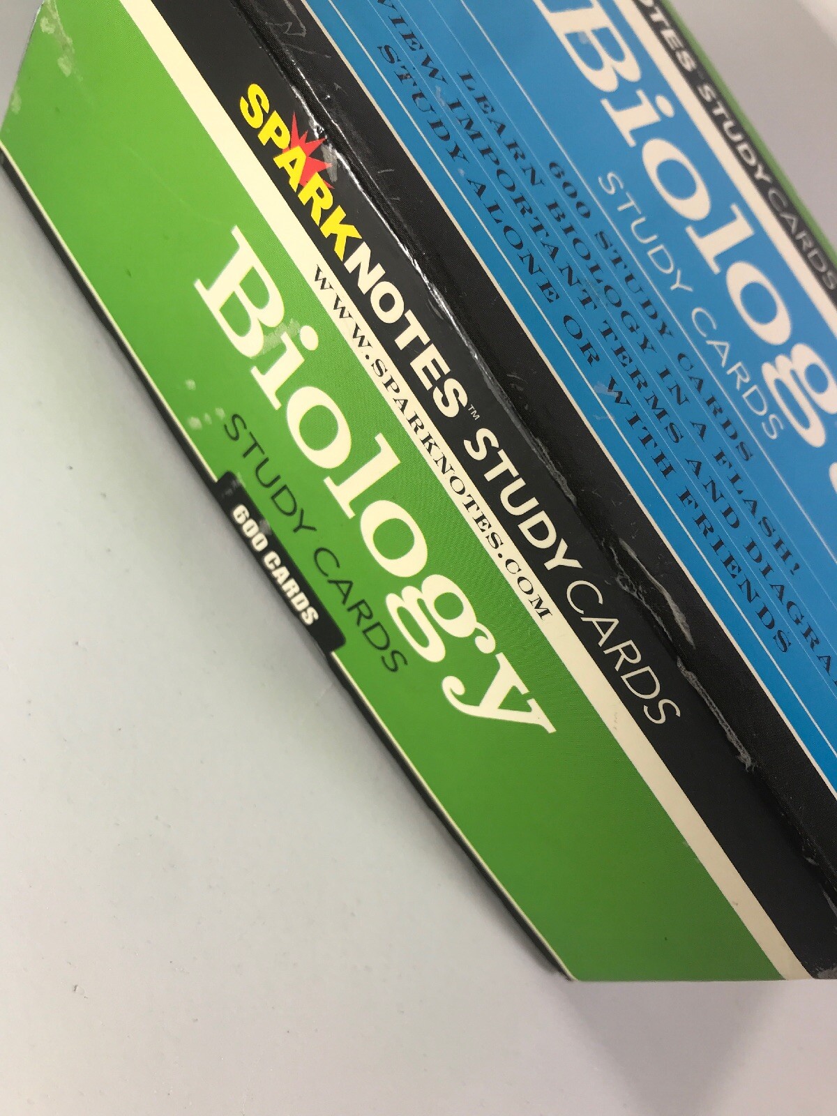 SPARKNOTES 600 Subject Biology Study Cards For Flash Review 3″ x 2″
