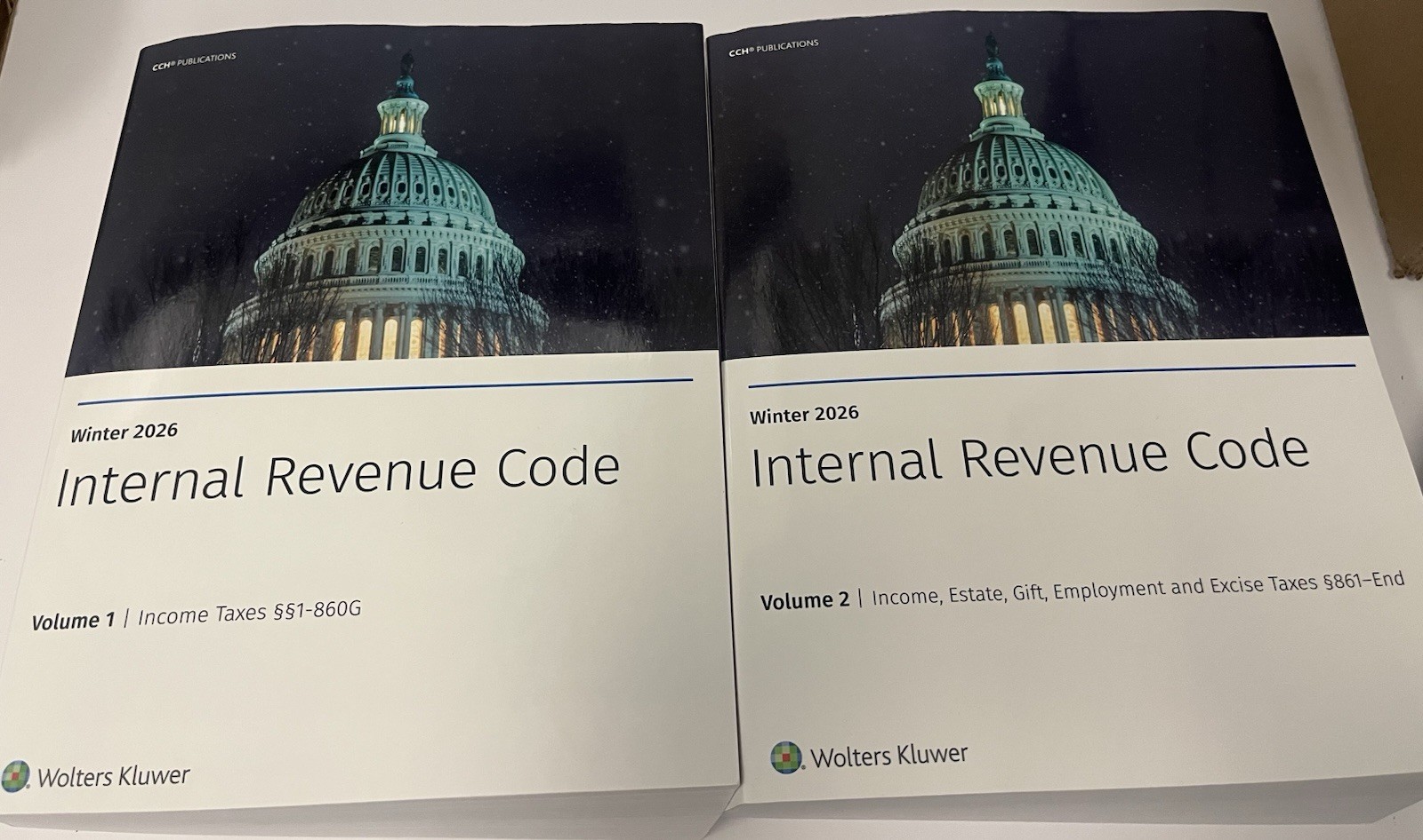 Wolters Kluwer Internal Revenue Code Winter 2026 List Price: $500 March 16, 2026