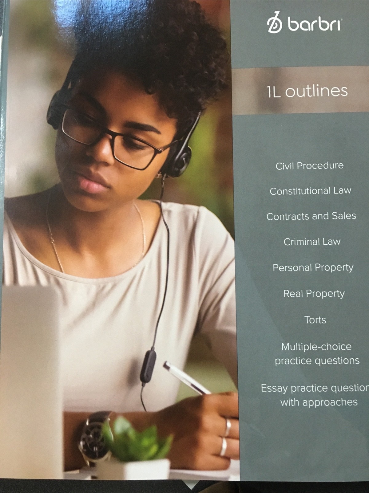 Barbri 1L First Year Outlines 2021 2022 Law School Book Open Box Like New