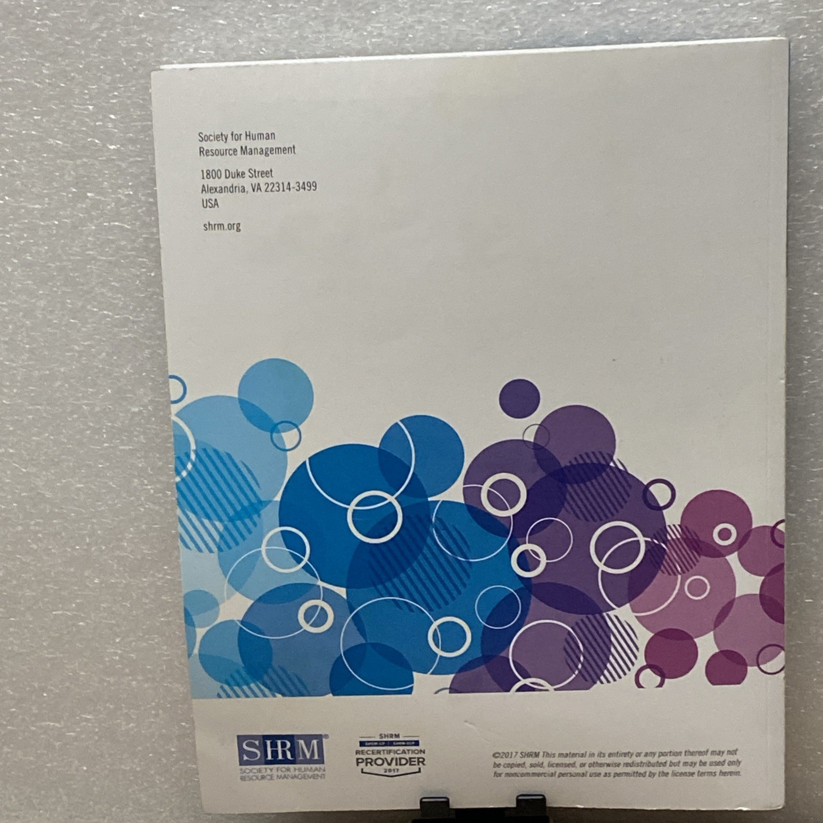 20117 SHRM Learning System hr competencies Book For SHRM-CP/SHRM-SCP