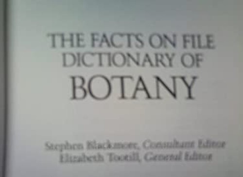 The Facts on File Dictionary of Botany Hardcover