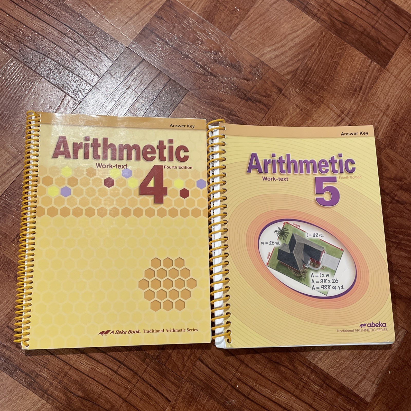 Abeka Arithmetic 4 5 WORK-TEXT ANSWER KEY Teachers Ed Book Math A Beka