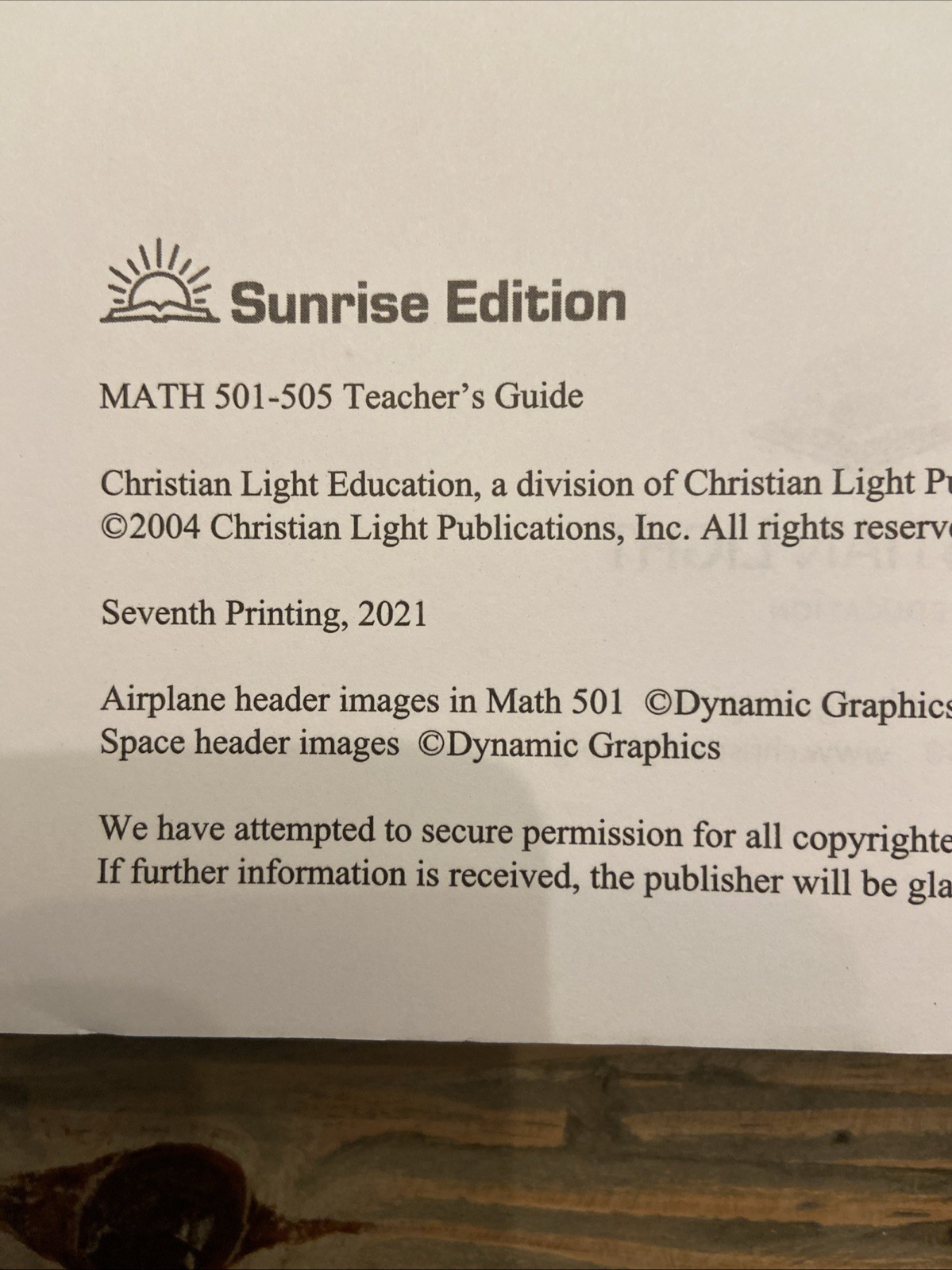 CLE Mathematics 5 Teacher’s Guide Complete Set 501-505 & 506-510 Sunrise Edition