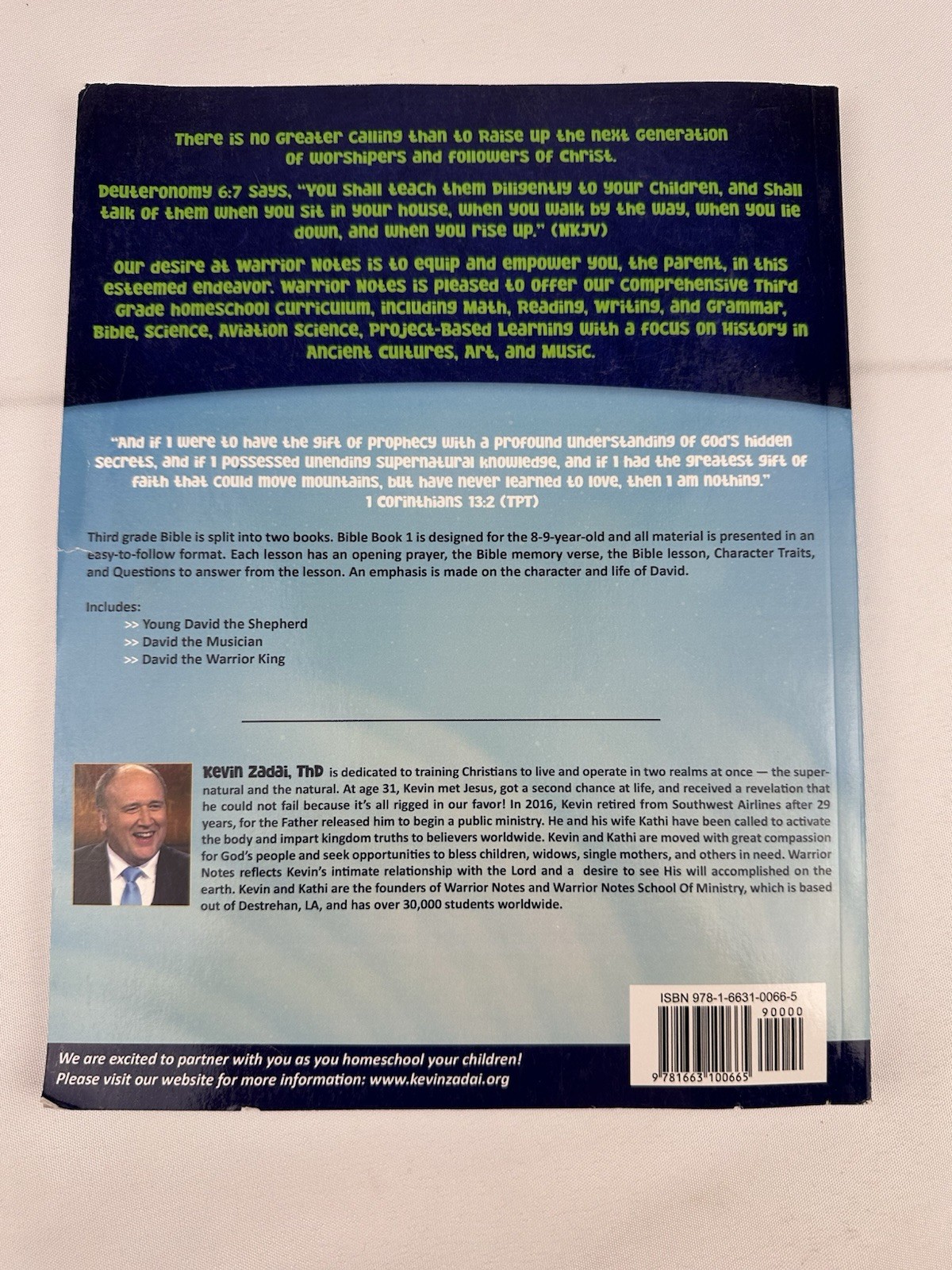 Warrior Notes Homeschooling: Grade Three | Bible: Book One