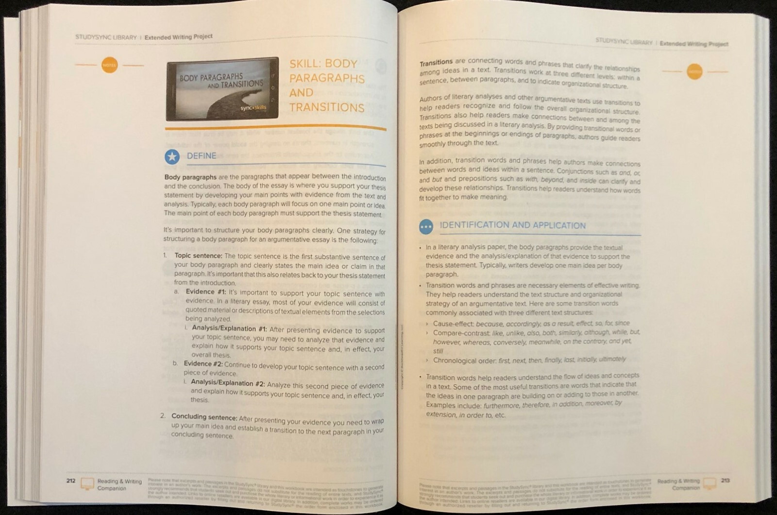 11th – STUDY SYNC Teacher Resource Companion & Reading/Writing Student Companion