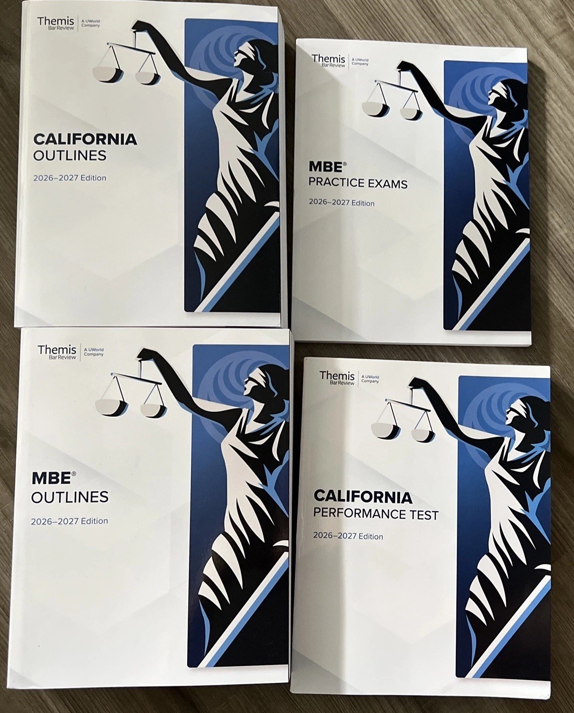 Themis Bar Exam Review 2026-2027 CA Multistate Prep Books (Set 4) MBE NEW