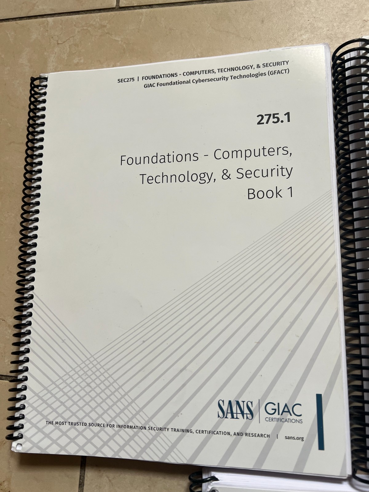 SANS SEC 275 2021 Foundations – Computers, Technology, & Security, GIAC GFACT