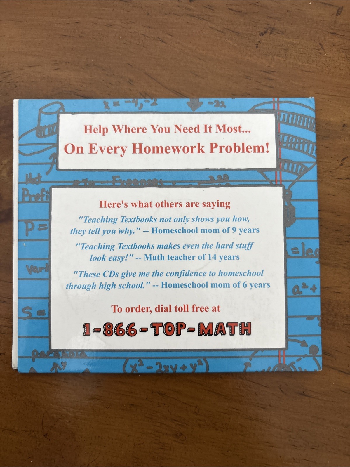 TEACHING TEXTBOOKS Algebra 1 Test Solutions CD Homeschool Self Grading NEW