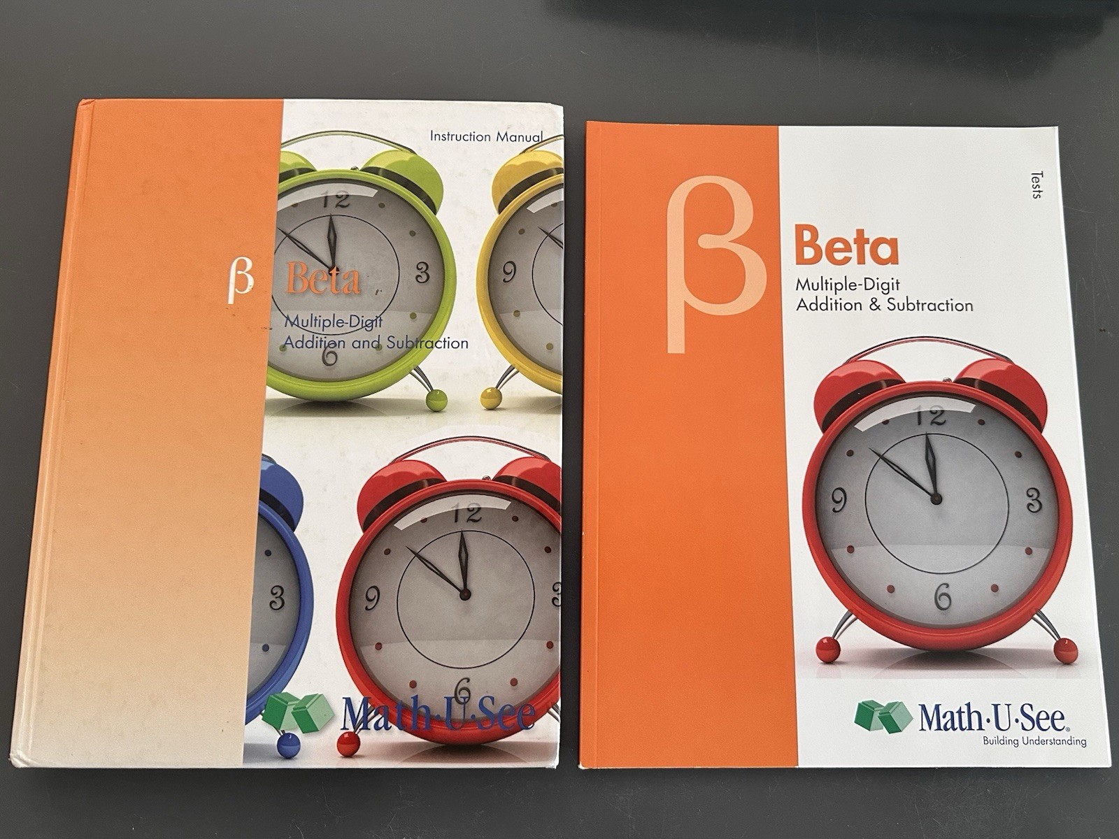 Math-U-See Beta Instruction Manual and Test Booklet