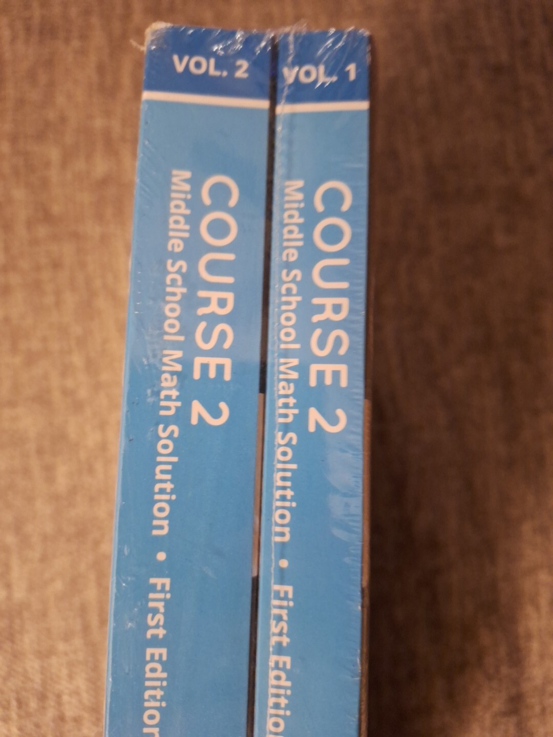 CARNEGIE LEARNING Student Edition Course 2 Middle School Math Solution Vol 1 & 2