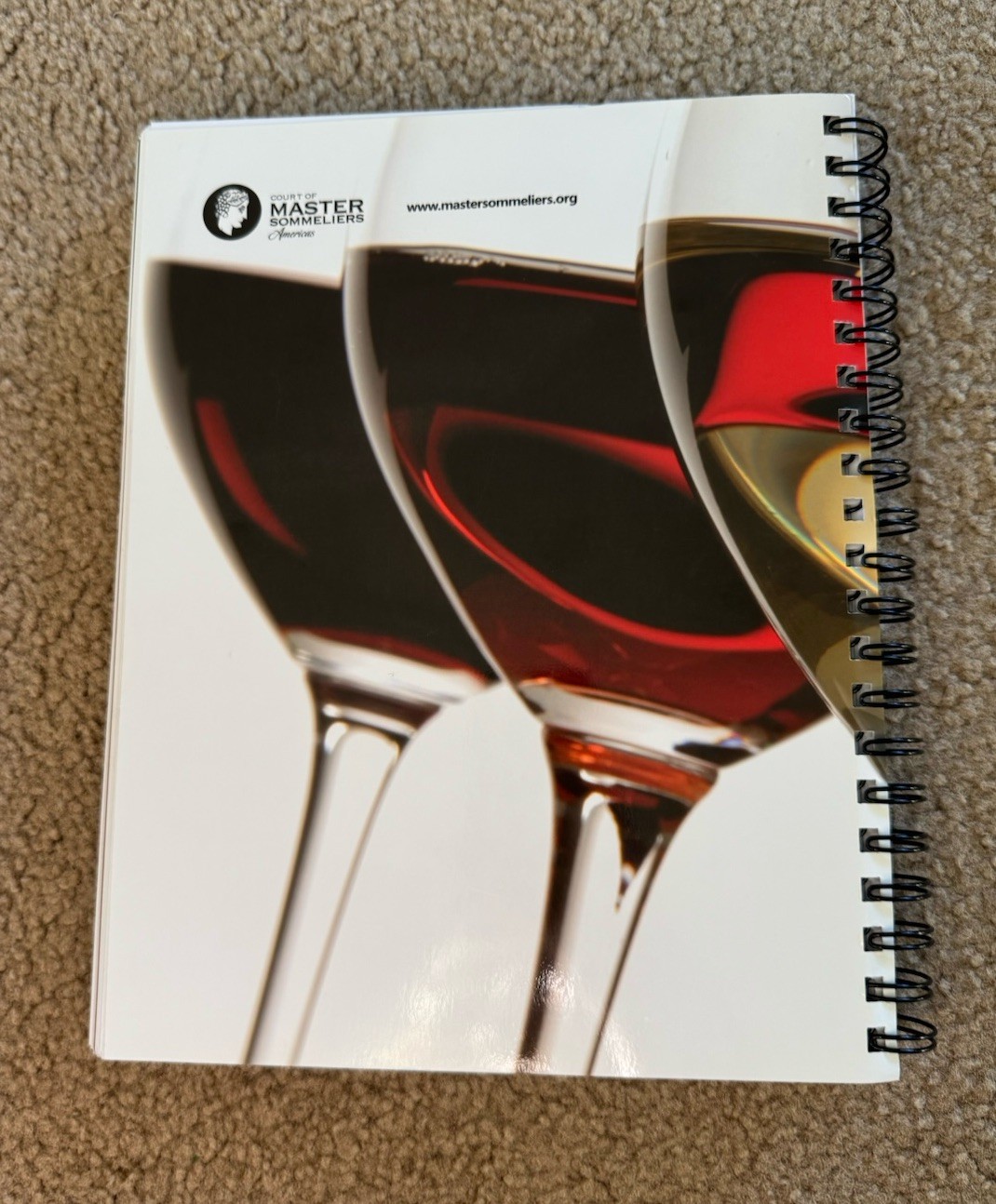 Introductory Sommelier Course 2019 Workbook by Melissa Monosoff MS Spiral Book