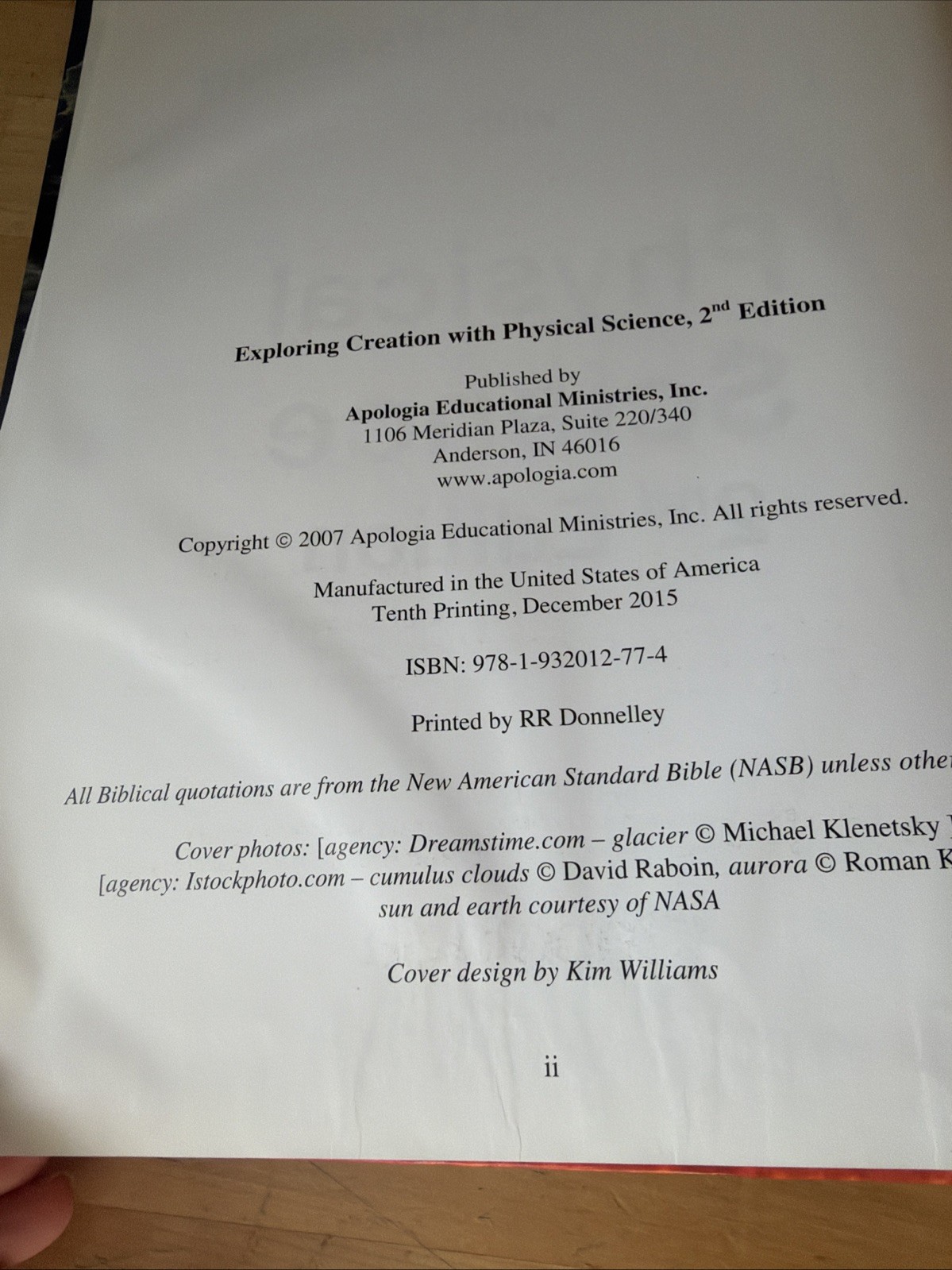 Apologia Exploring Creation with Physical Science, 2nd Edition Hardcover