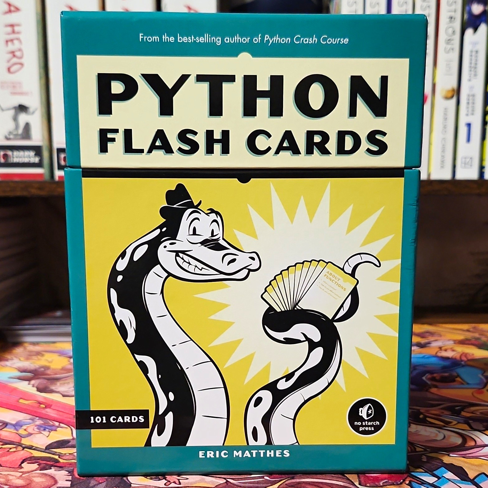 Python Flash Cards (101 Cards) Flashcards by Eric Matthes, Beginner, No Starch