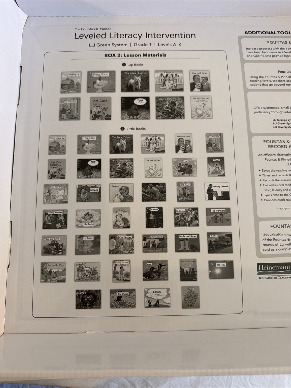 Leveled Literacy Intervention 2nd ed Green Box 2 System Lesson Complete!