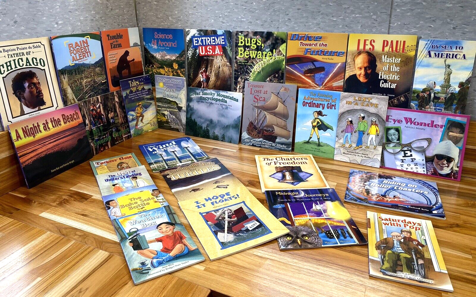Set of 29 RIGBY Grade 4 Leveled Readers Guided Reading Levels Q, R, S, T Books