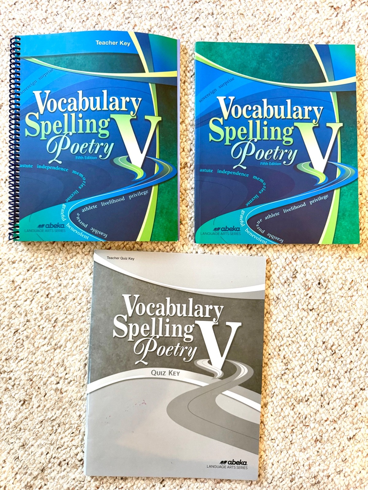 Abeka 11th Grade Language Grammar Literature Spelling,Readers and some workbooks