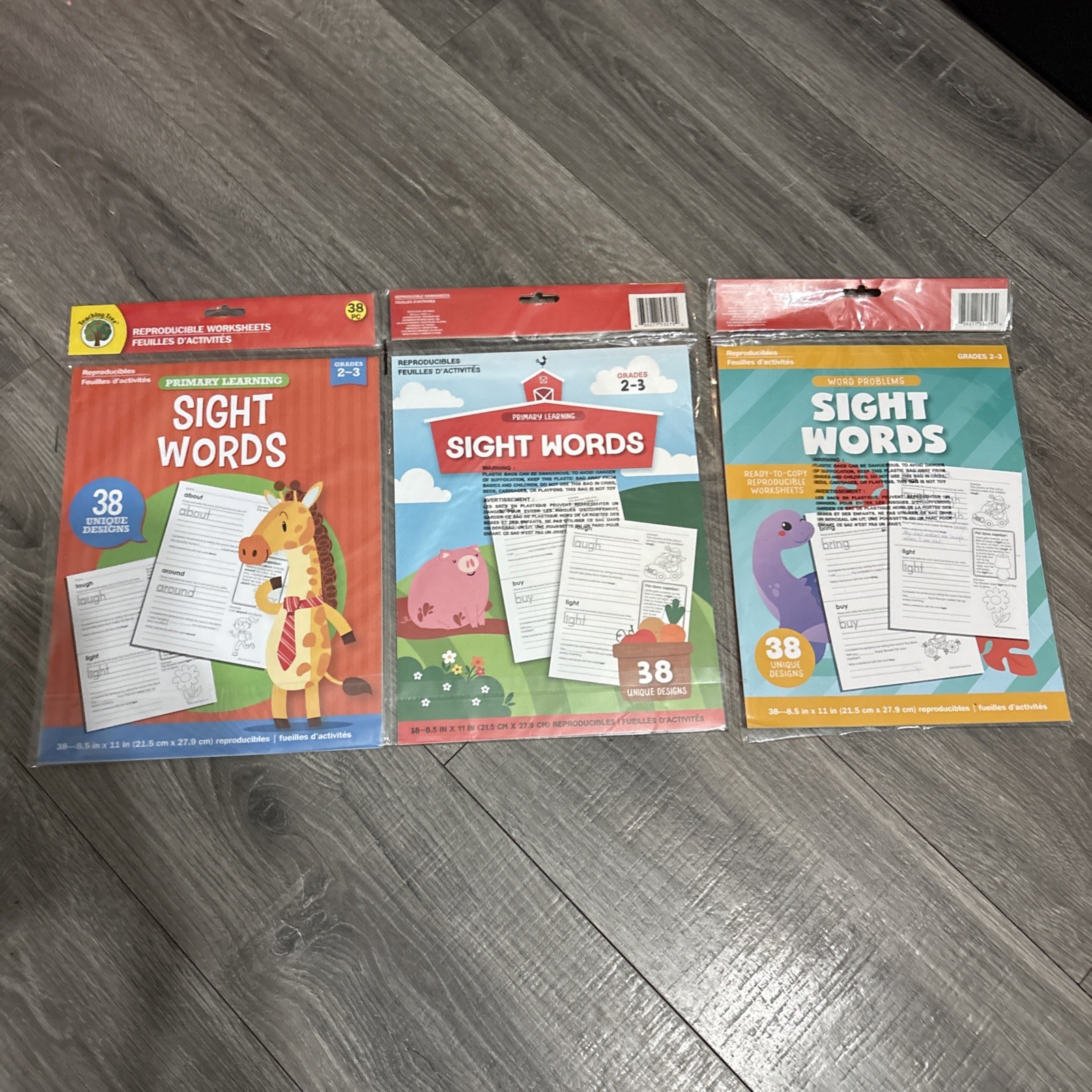 Teaching Tree Grades 2-3 Primary Learning School Workbooks Support Material 3 Pk