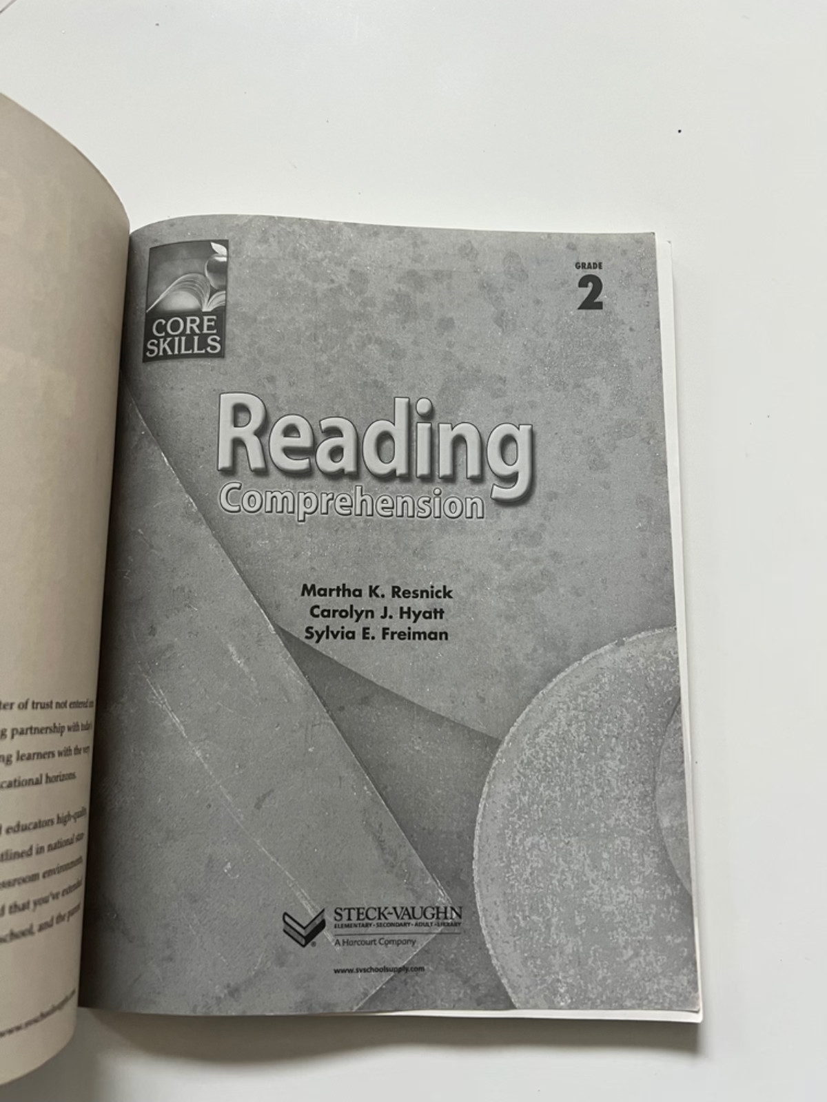 Core Skills: Reading Comprehension Reading Vocabulary Comprehension Grade 2