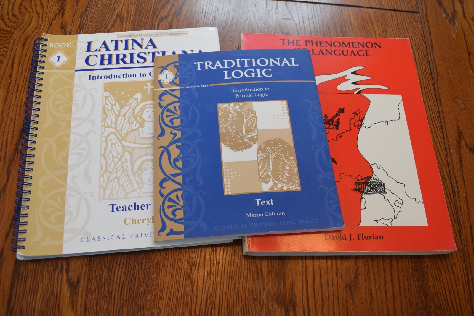 Homeschool Lot of 3 Latina Christiana, Traditional Logic, Phenomenon of Language