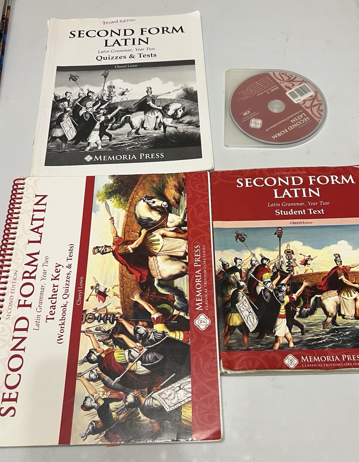 Memoria Press Second Form Latin Instructional Set