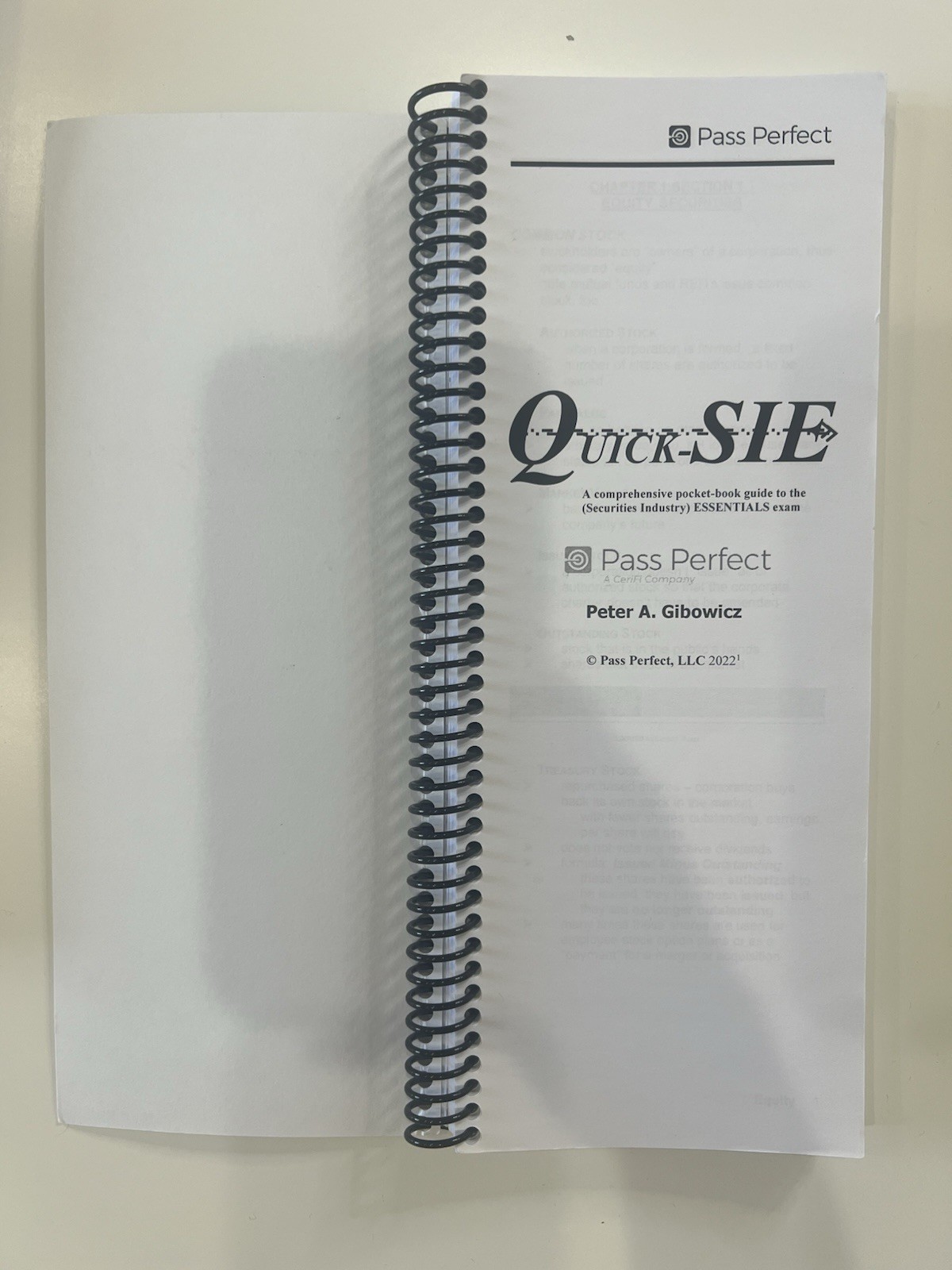 Securities Industry Essentials (SIE)Exam Published by Pass Perfect.2022+QuickSIE