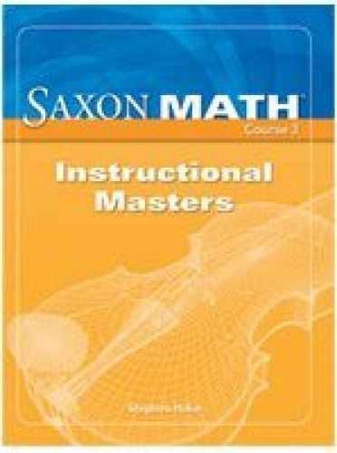 Saxon Math Course 3 Instructional – Paperback, by Saxon Publishers – Very Good