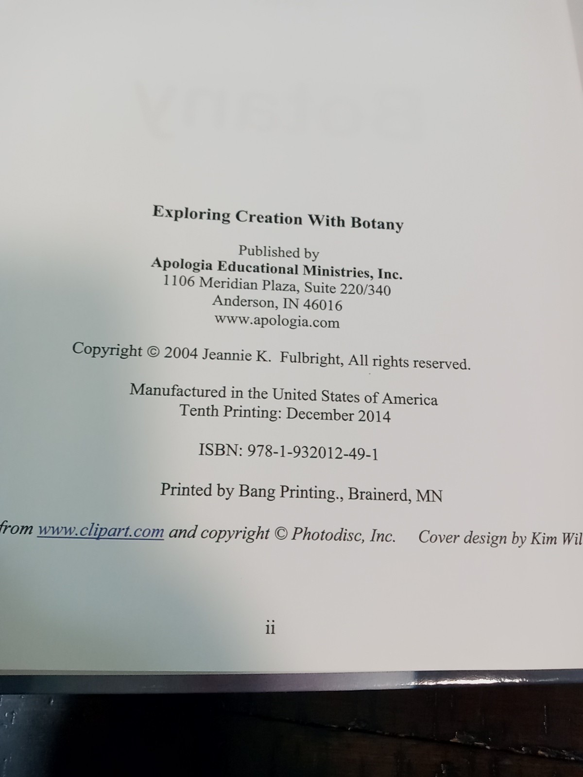 Apologia Curriculum:Exploring Creation With Botany 2004+ Lesson Plans