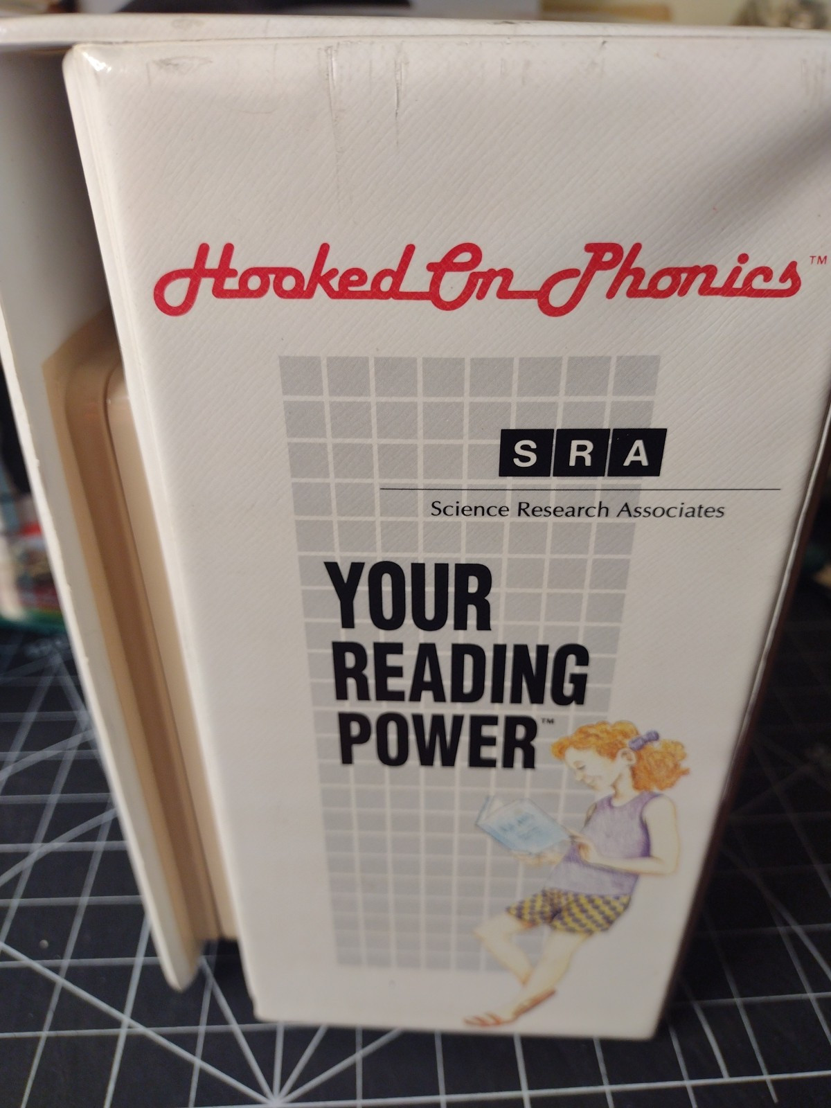 Hooked On Phonics Reading Power Set 4 Cassette Tapes W/ 100 Cards In Orig Case
