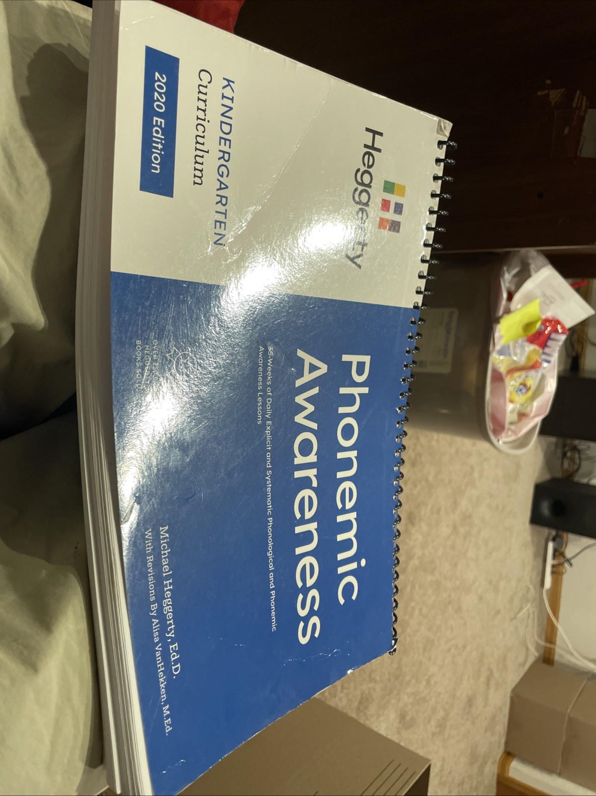 Heggerty Phonemic Awareness Blue Book Kindergarten Curriculum 2020 Edition