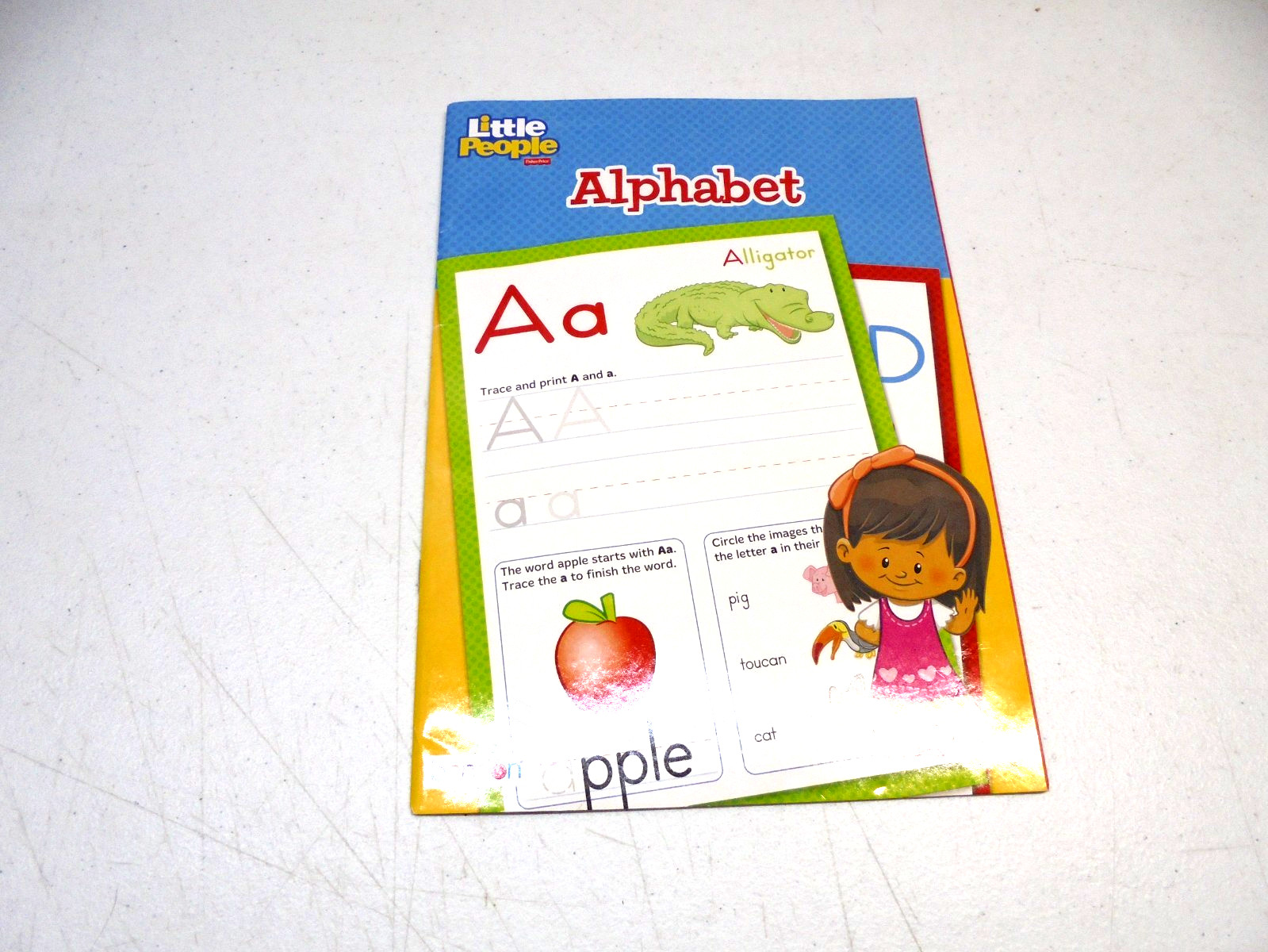 Fisher Price Little People Alphabet Workbook Bendon PreK