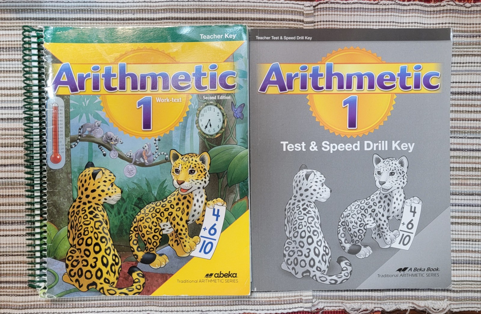 Abeka Arithmetic 1 Work-Text KEY, Test And Speed Drill KEY 1st Grade 2ND EDITION