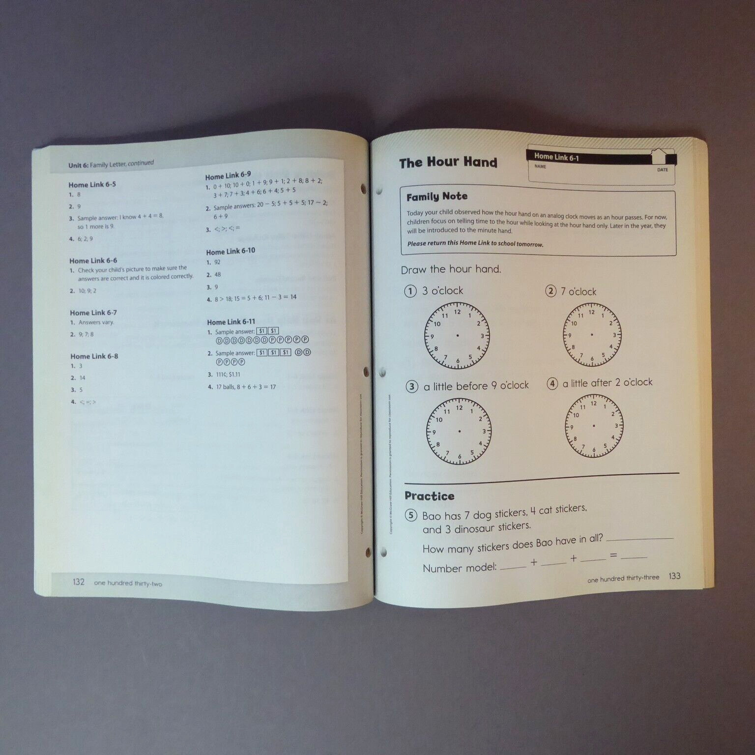 Everyday Mathematics Grade 1 Student Math Journal Vol 2 + Home Links Lot 2 Books