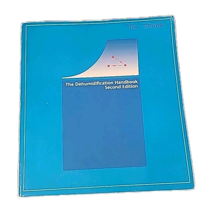 The Dehumidification Handbook 2nd Edition Paperback Munters