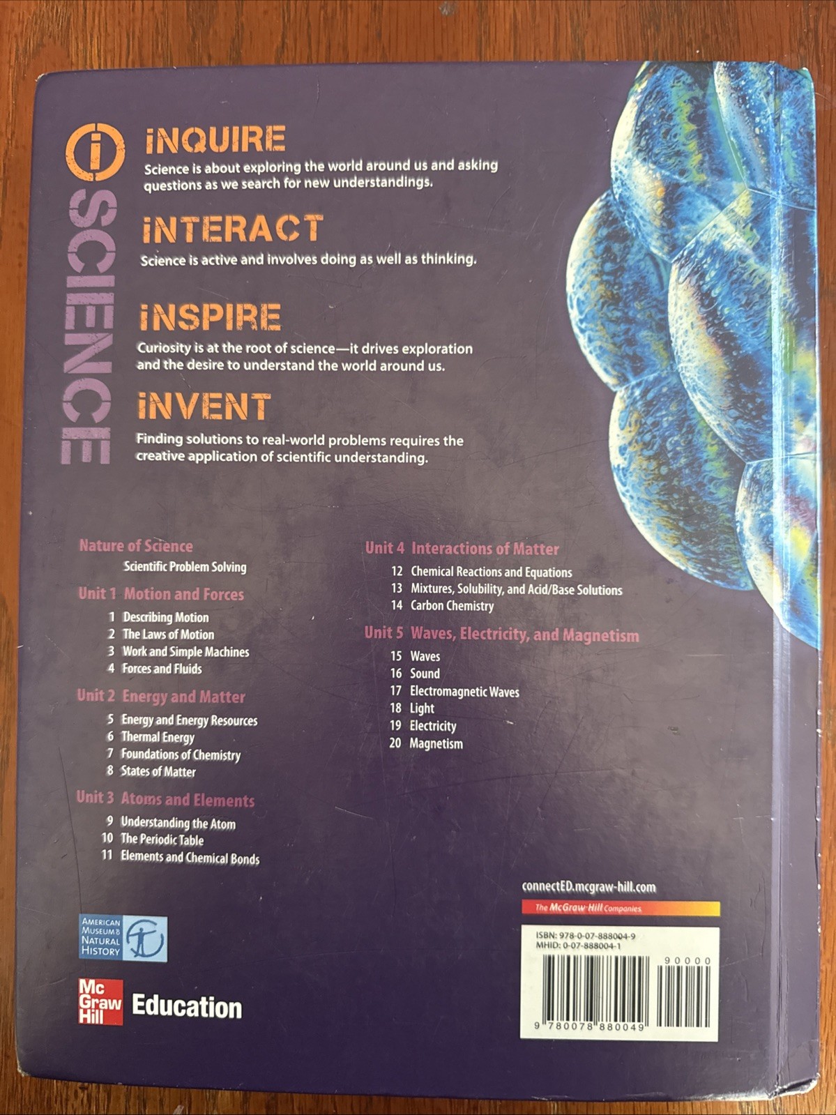 Glencoe Physical IScience, Grade 8, Student Edition by McGraw Hill (2011,…