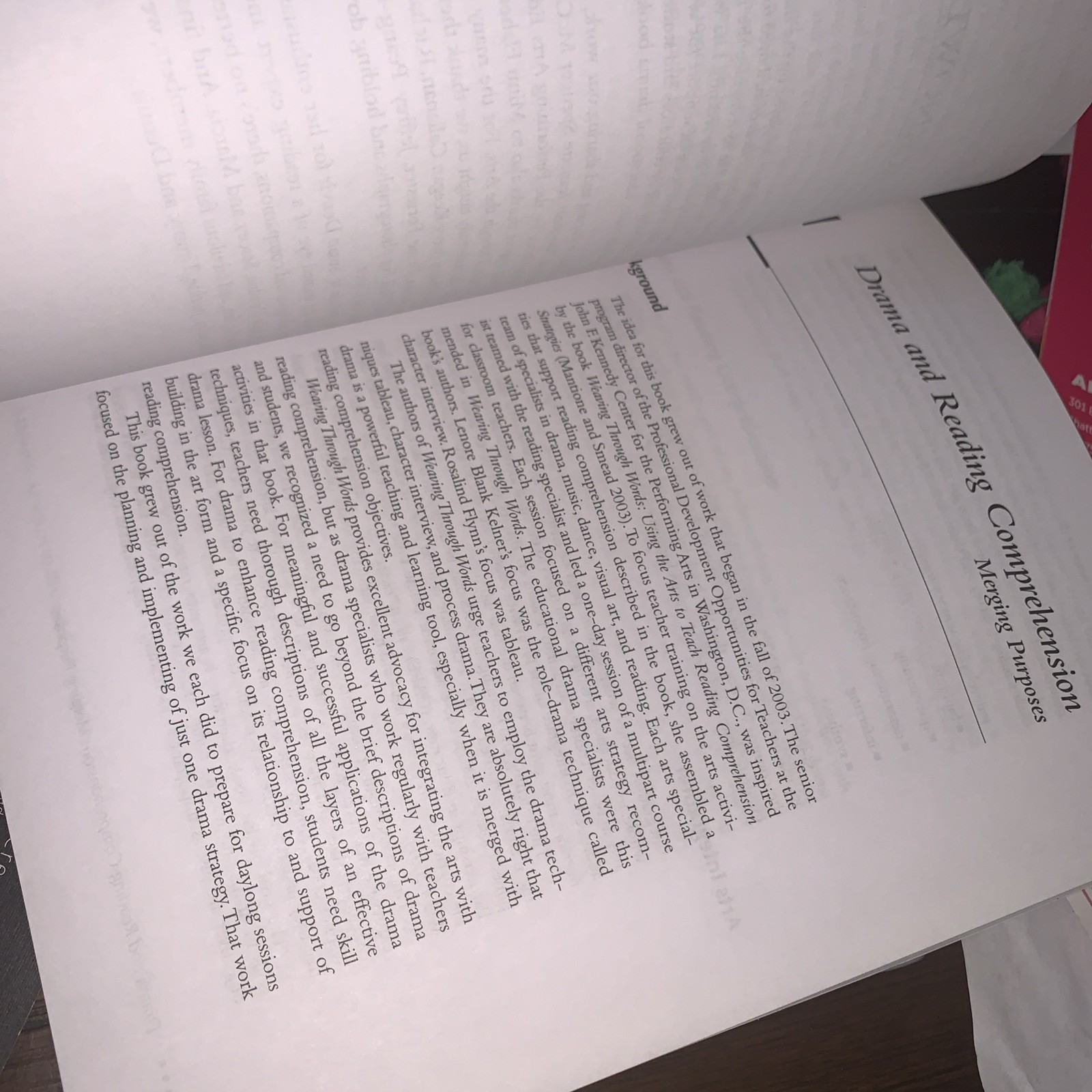 A Dramatic Approach to Reading Comprehension: Strategies and Activities for: New