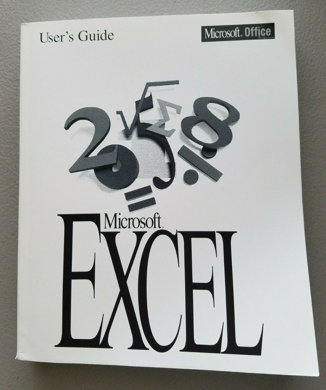 Microsoft Excel User’s guide version 5.0 Paperback 1993-1994 VGC