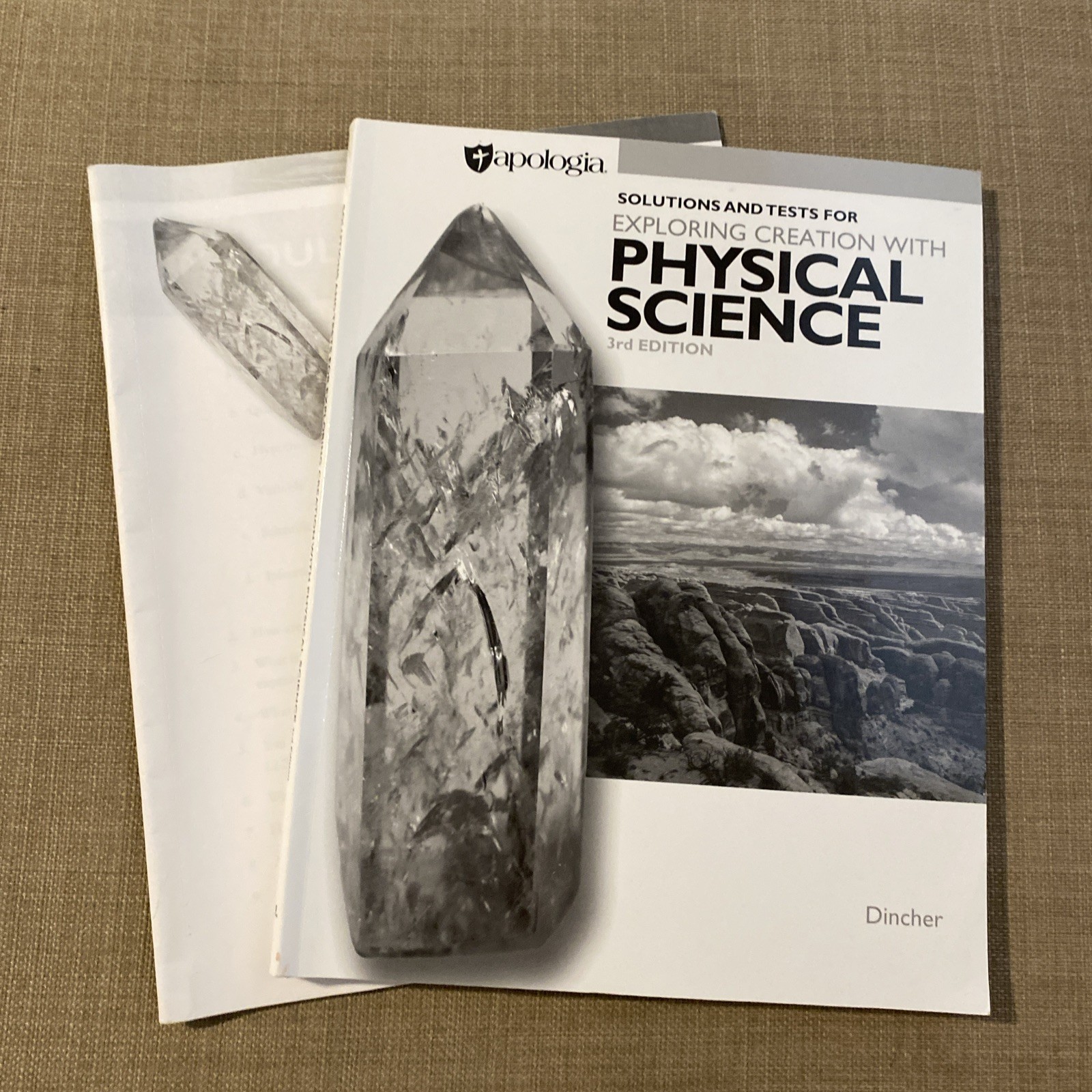 Apologia Physical Science, Tests & Solutions And Tests 3rd Edition Clean Pages